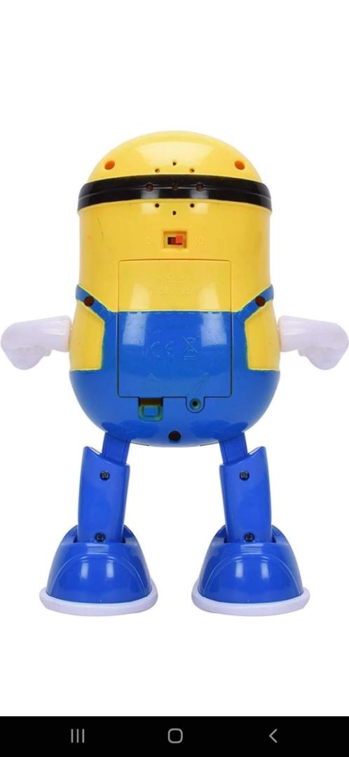 Minions-Inspired Dancing Robot Toy with Music and Lights