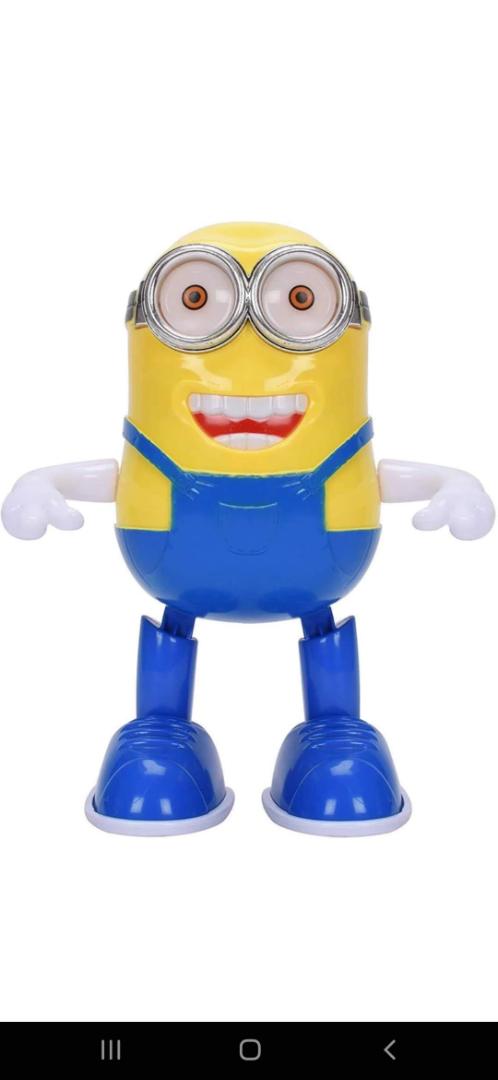Minions-Inspired Dancing Robot Toy with Music and Lights